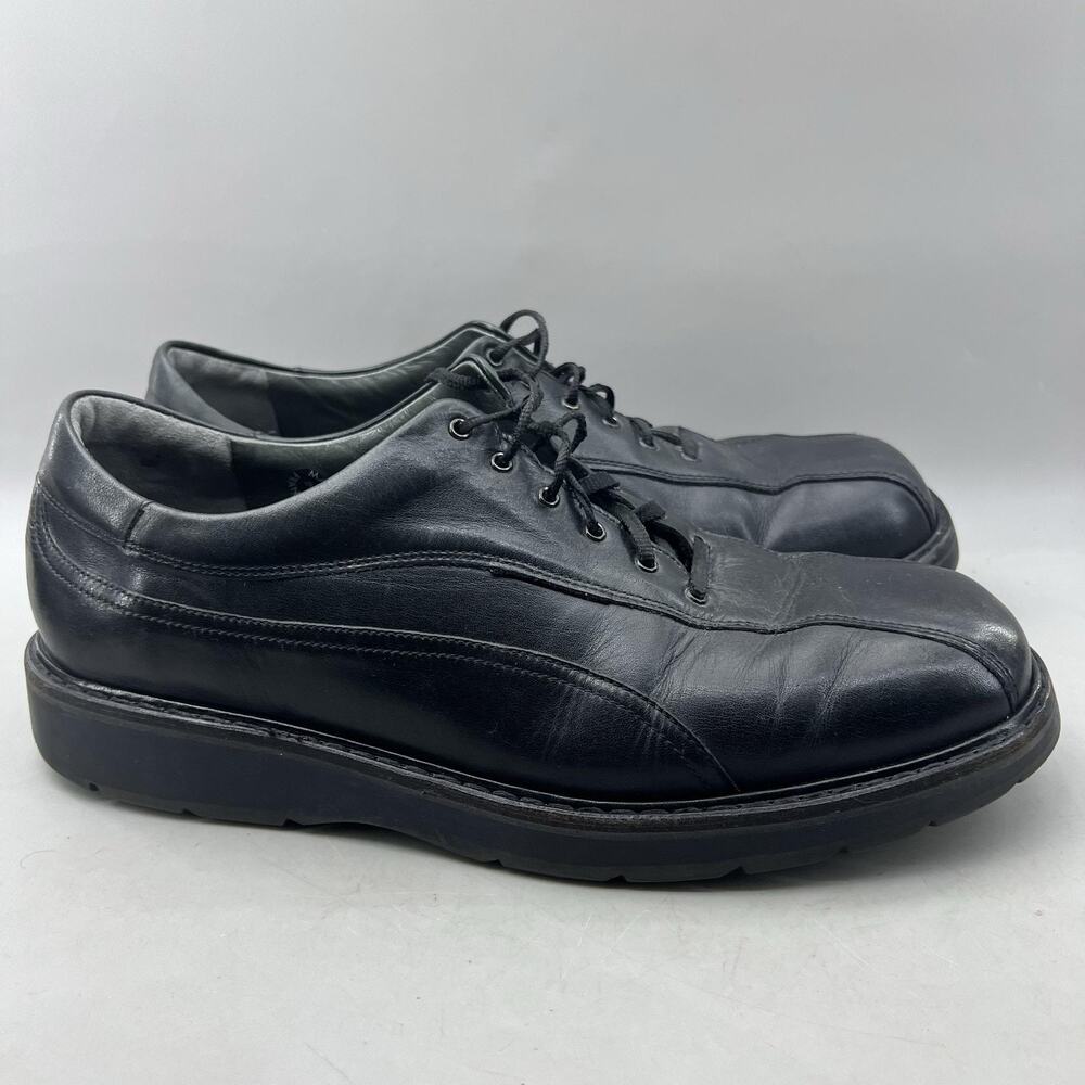 Mephisto Abel Casual Walking Oxford Men Size 11 Black Leather Comfort Low Shoes